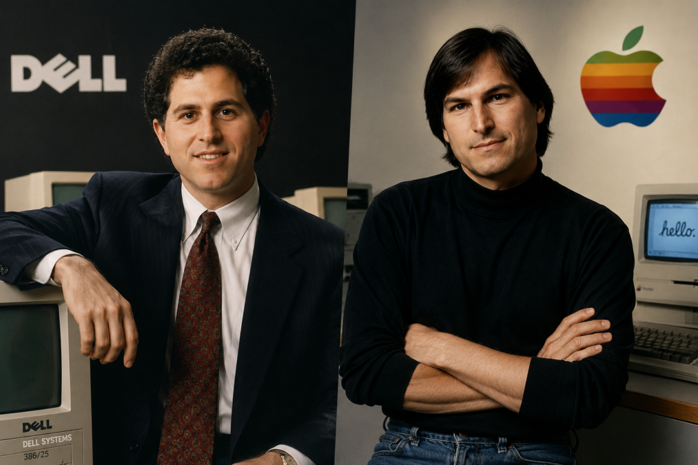 Michael Dell and Steve Jobs