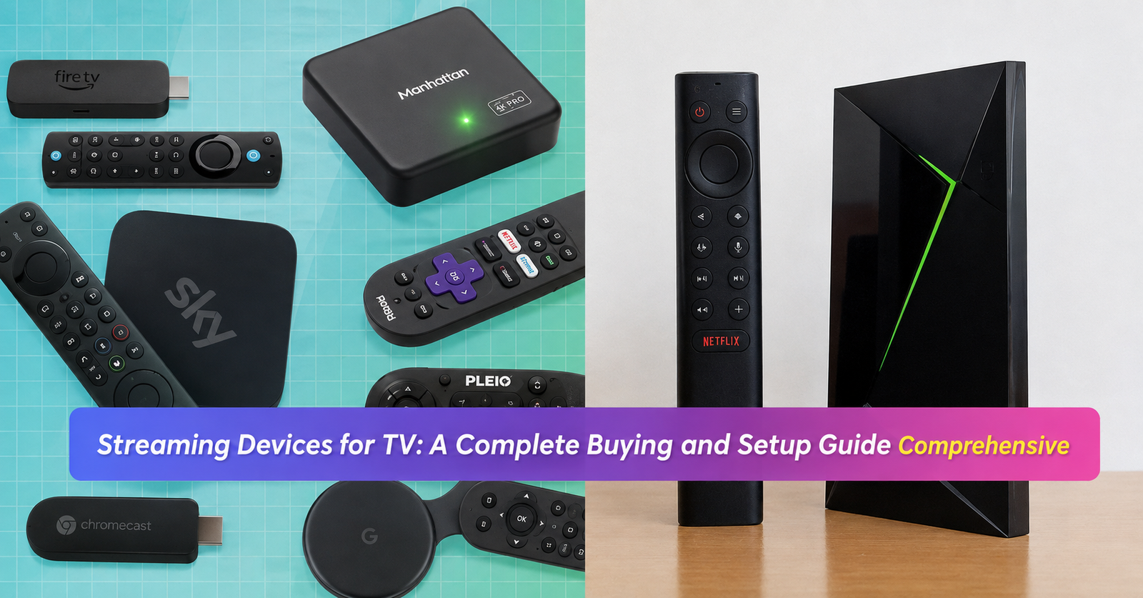 Smart Home Installation Streaming Devices for TV