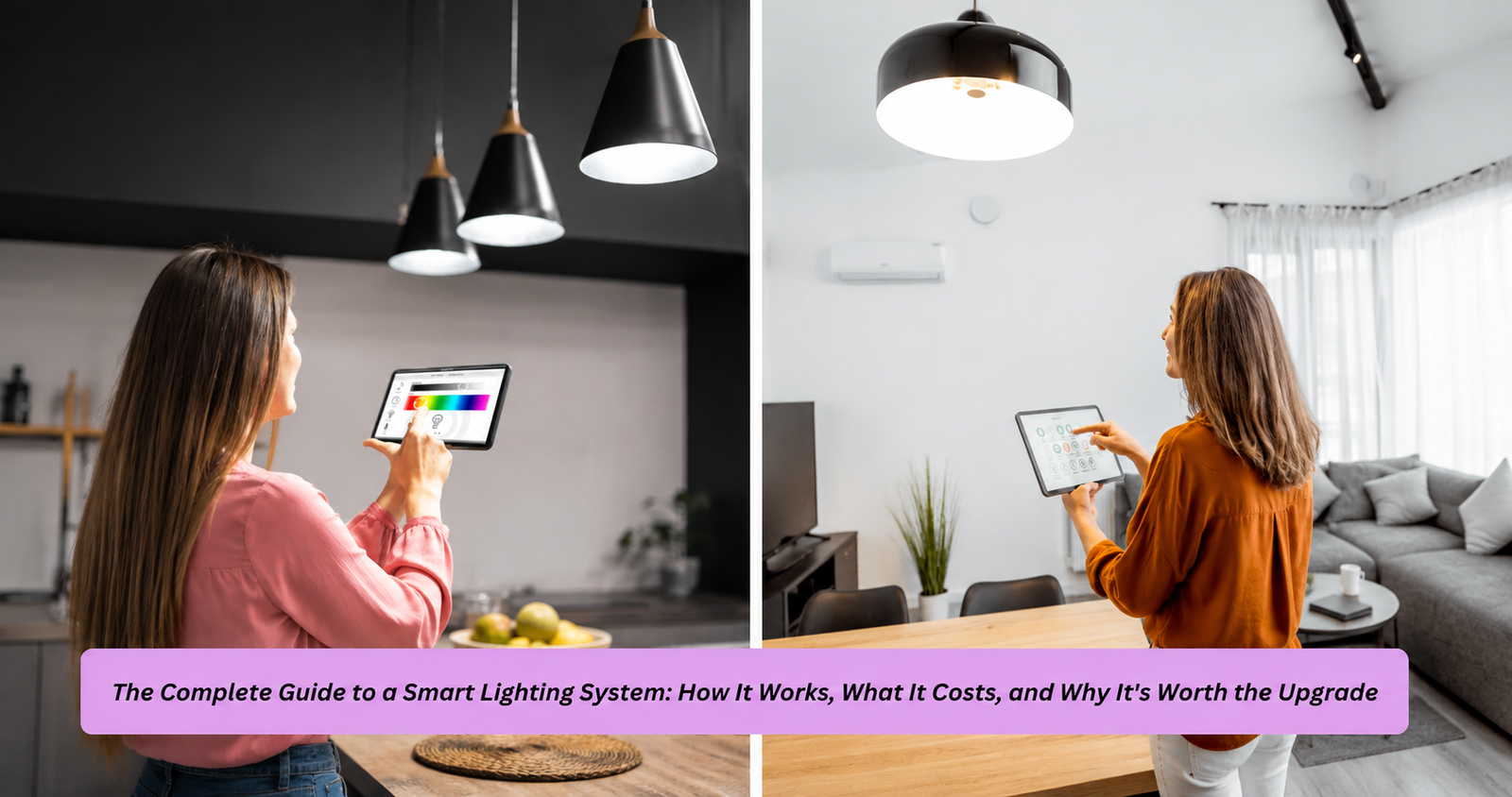 Smart Home Installation Smart Lighting System