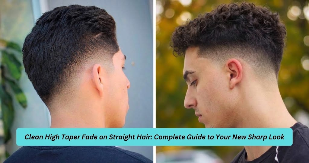 High Taper Fade Straight Hair